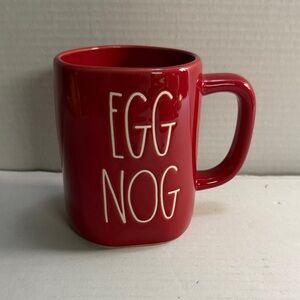 Rae Dunn Red Egg Nog Mug